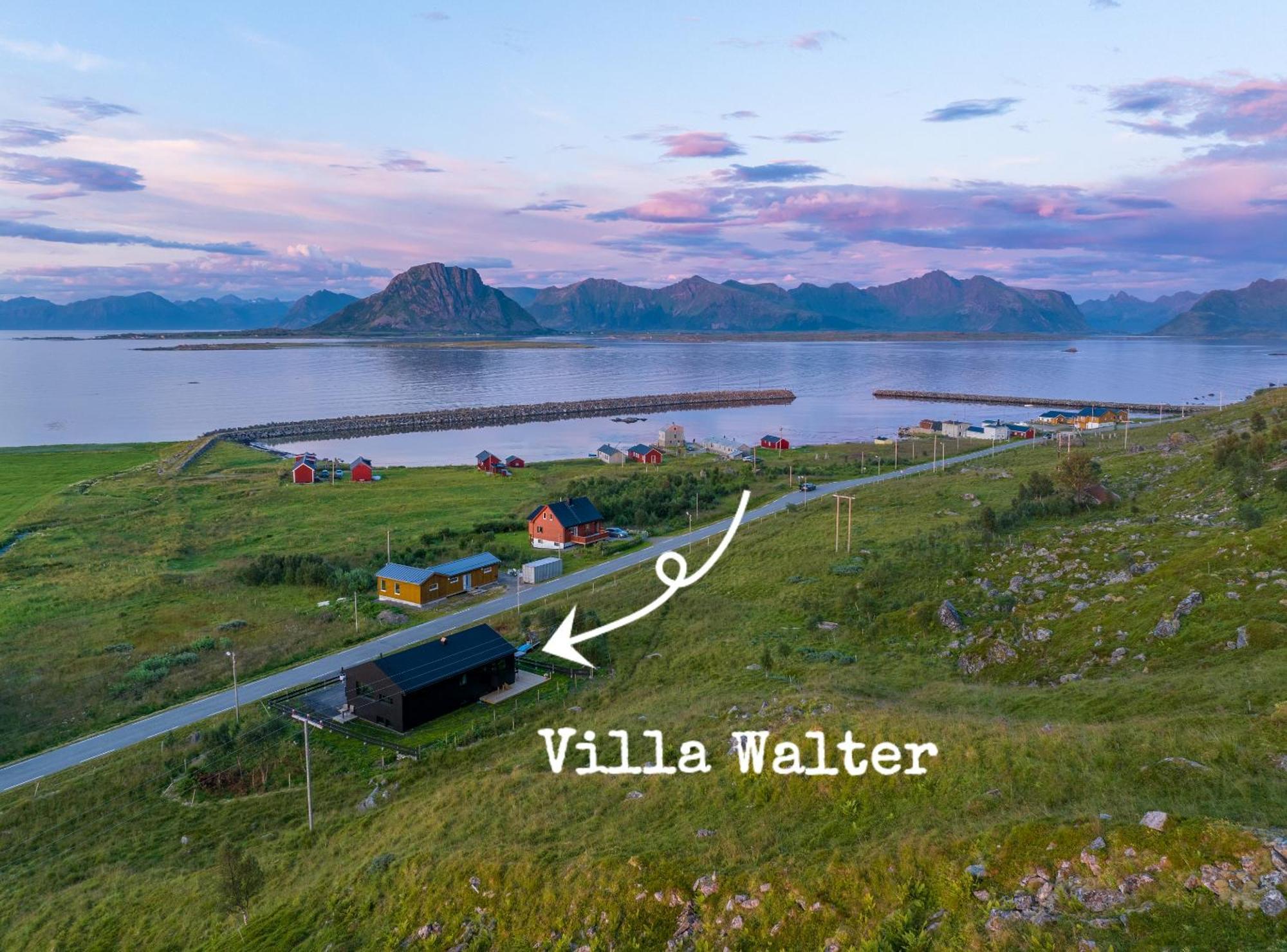 Villa Walter Lofoten With Sauna Kvalnes  المظهر الخارجي الصورة
