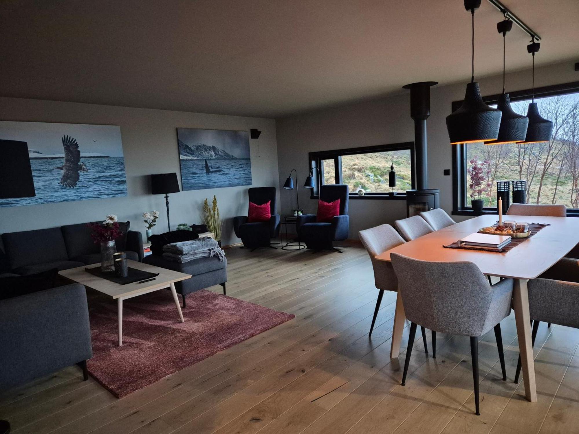 Villa Walter Lofoten With Sauna Kvalnes  المظهر الخارجي الصورة